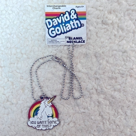 David & Goliath "You Want Some of This" Interchangeable Charm Necklace - Picture 4 of 5